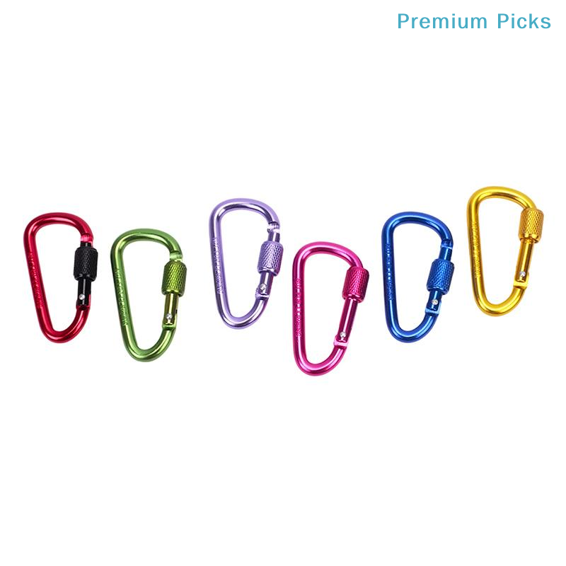 Chain Lock Combination - portableAluminum Alloy Climbing Carabiner Keychain Safety