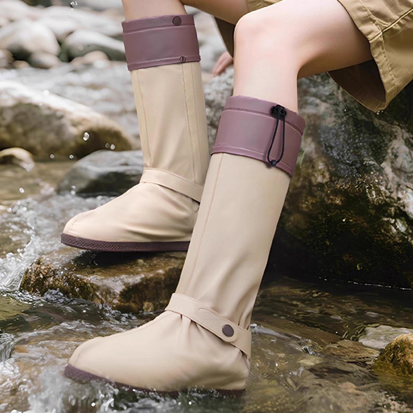 Waterproof Shoe Covers Zipper  - Cycling Commute Shoes ulasan dan harga