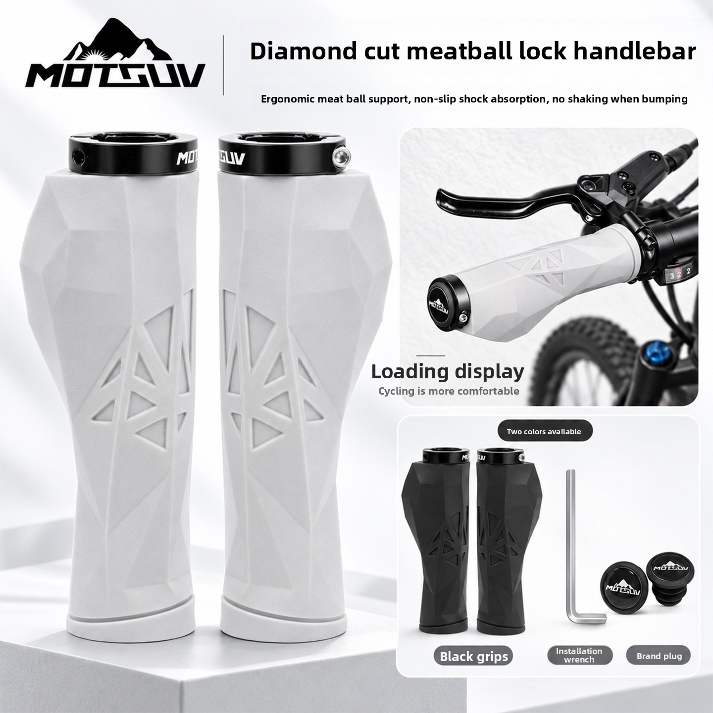 Mountain bike TPE handle cover - Commuter Bike Lock ulasan dan harga