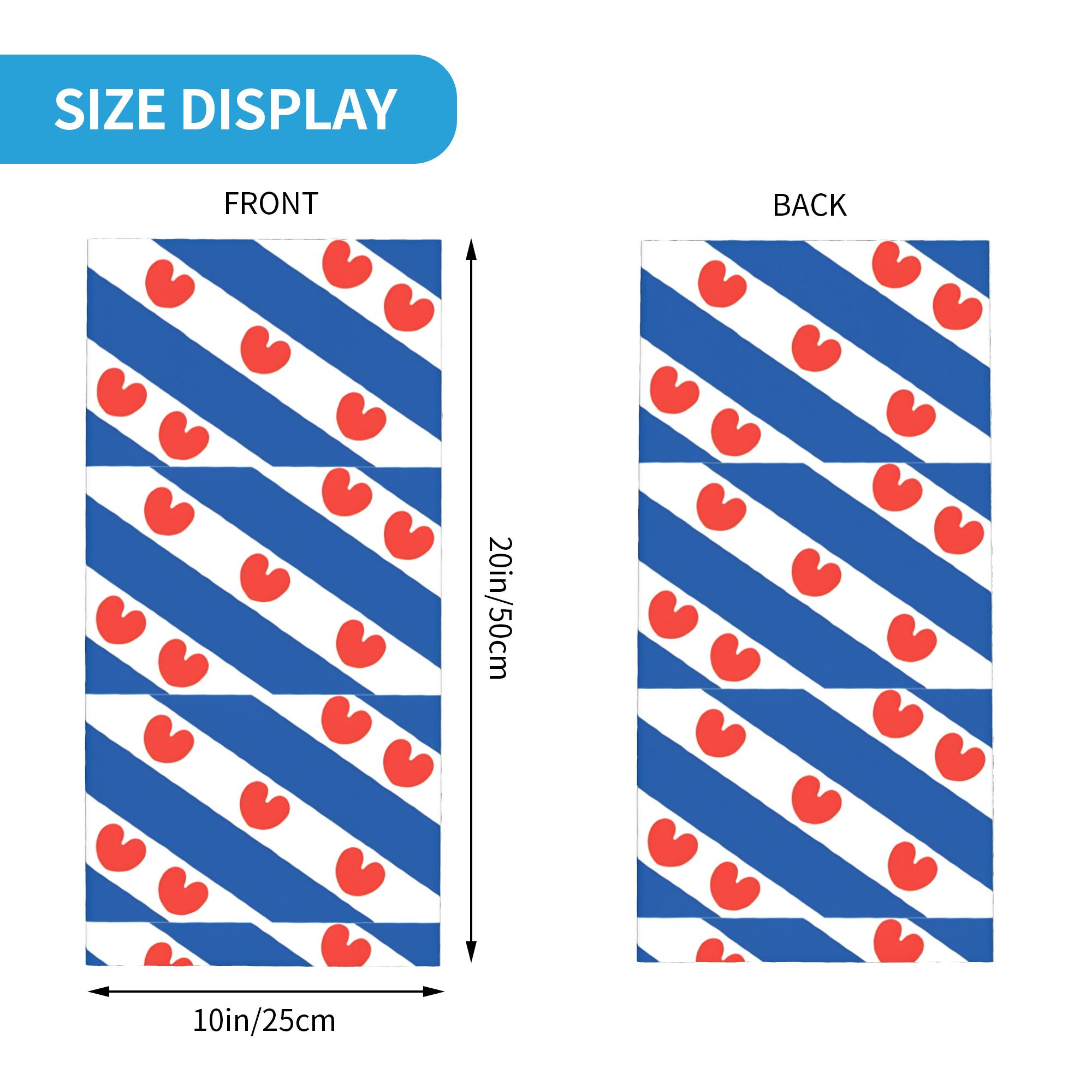 Friesland Flag Bandana  Vintag - Commuting By Bike ulasan dan harga