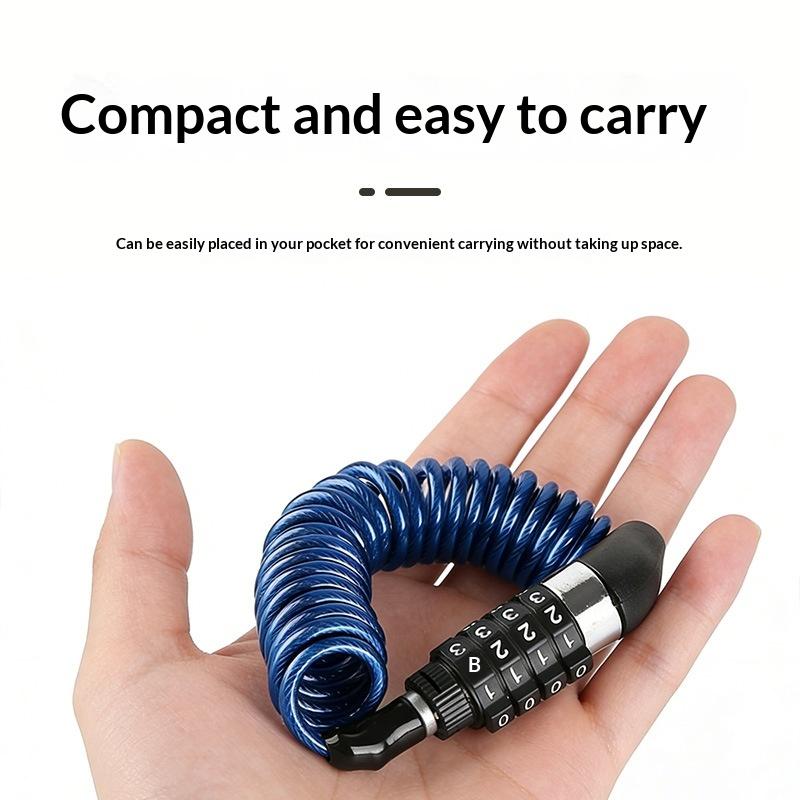 New Motorcycle Bicycle Anti-Th - Chain Lock Combination ulasan dan harga