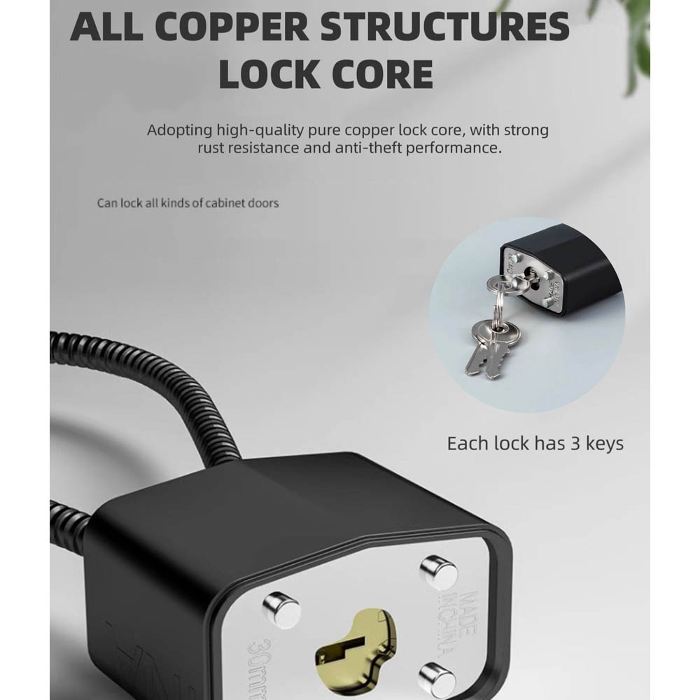 1pc Soft Steel Cable Anti-Thef - Cable Lock Flexible ulasan dan harga