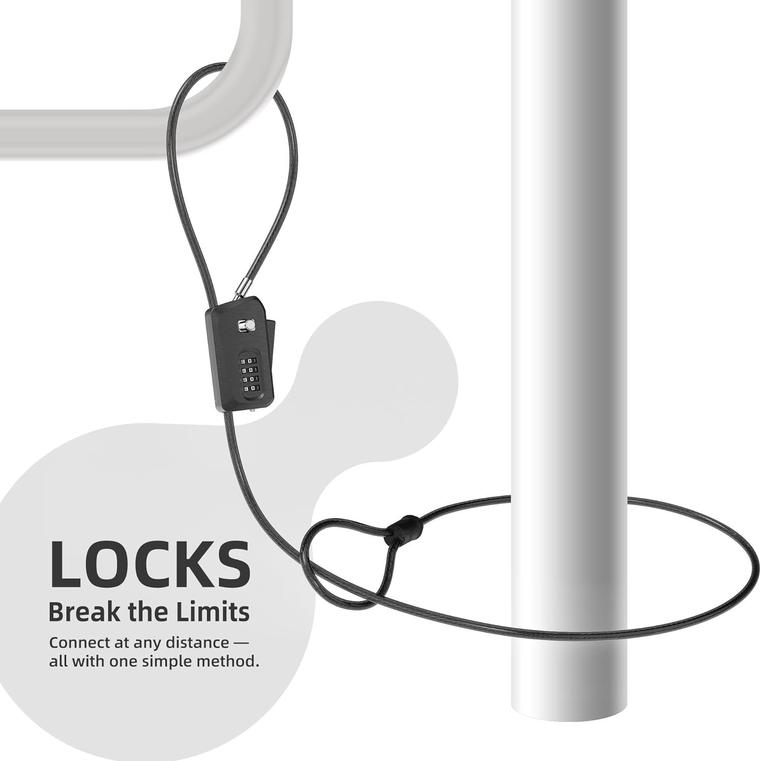 Python Cable Lock for Bike, Bi - Cable Lock Flexible ulasan dan harga