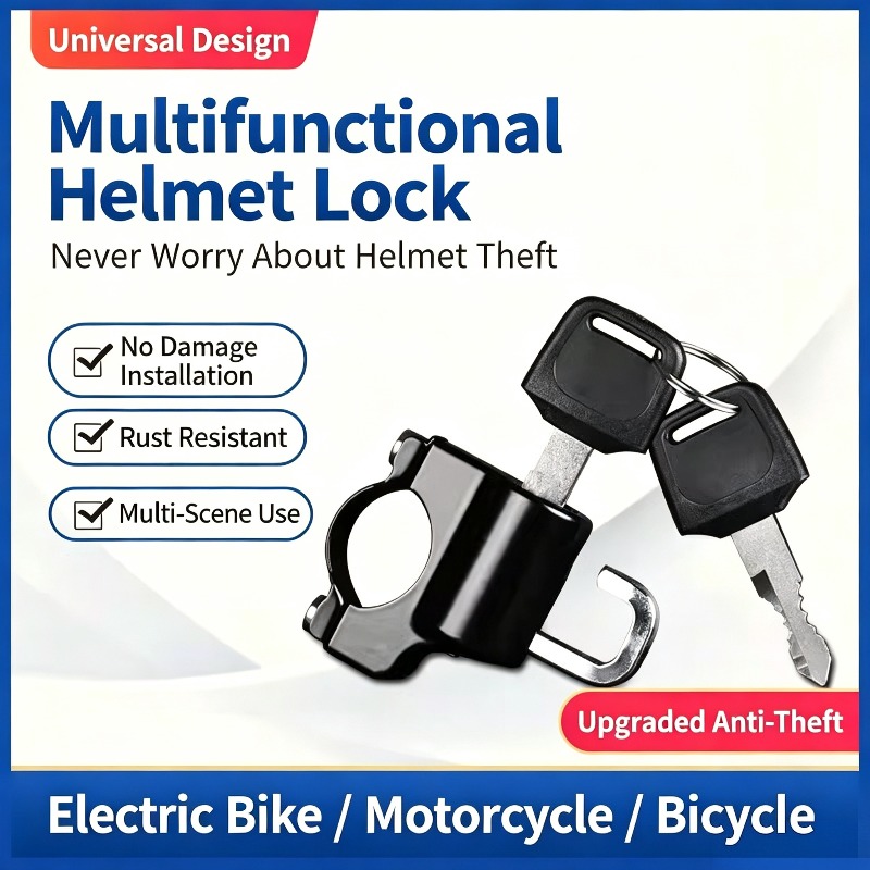 Universal Helmet Lock For Moto - Commuter Bike Lock ulasan dan harga