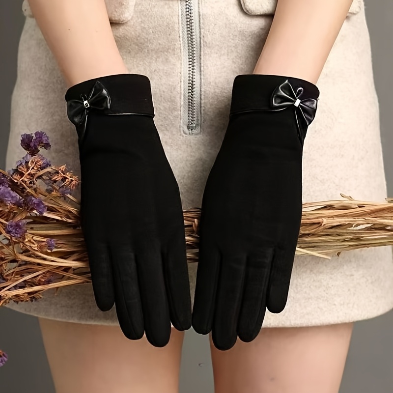 Winter Women's Bow Touch Scree - Cycling Commute Essentials ulasan dan harga