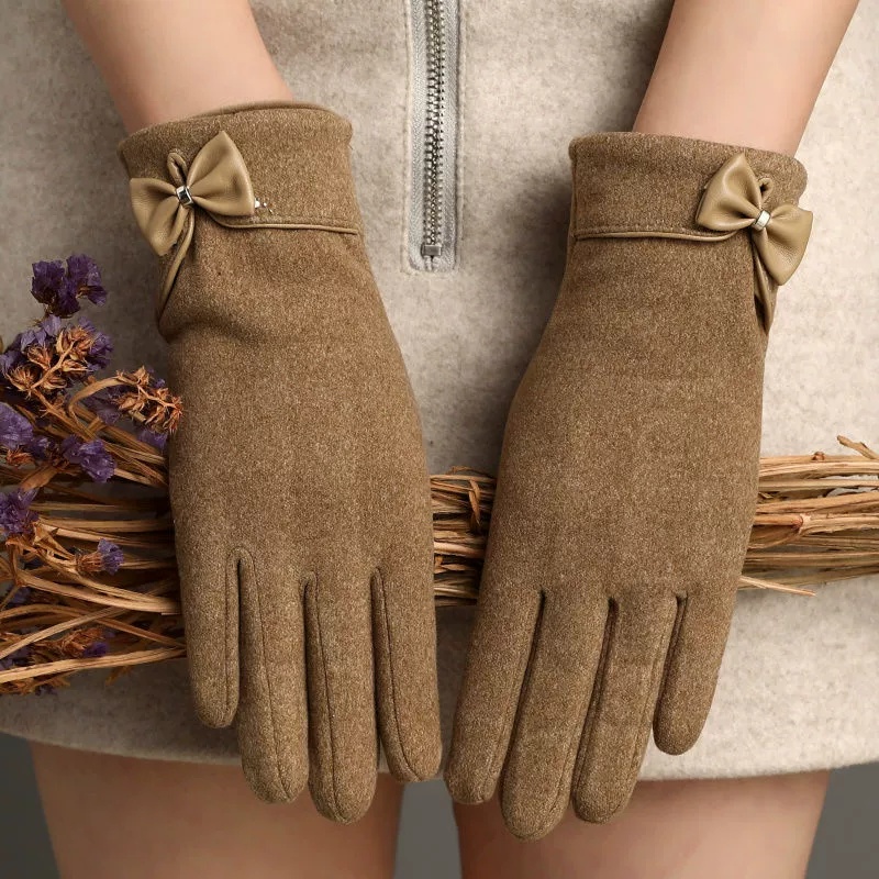 Winter Women's Bow Touch Scree - Cycling Commute Essentials ulasan dan harga