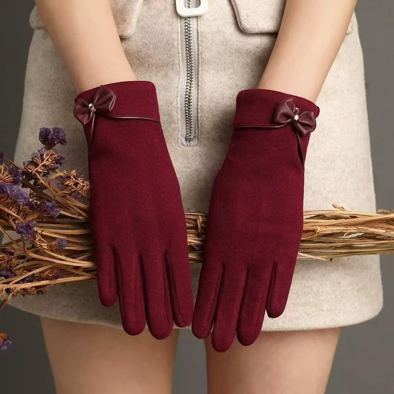 Winter Women's Bow Touch Scree - Cycling Commute Essentials ulasan dan harga