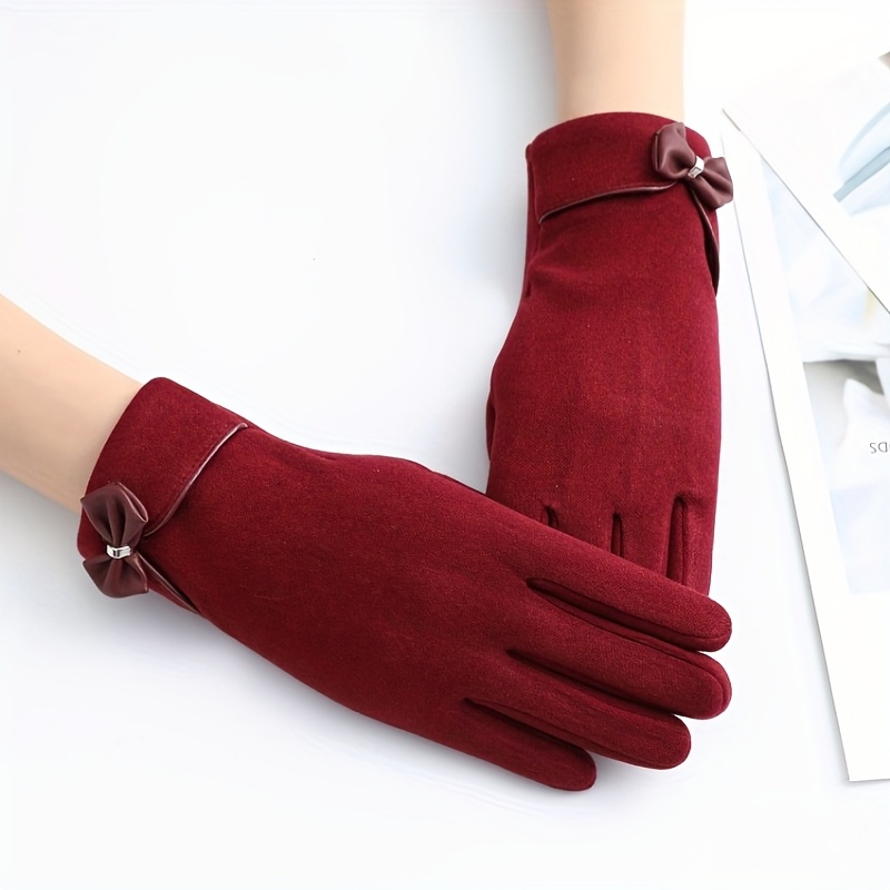 Winter Women's Bow Touch Scree - Cycling Commute Essentials ulasan dan harga