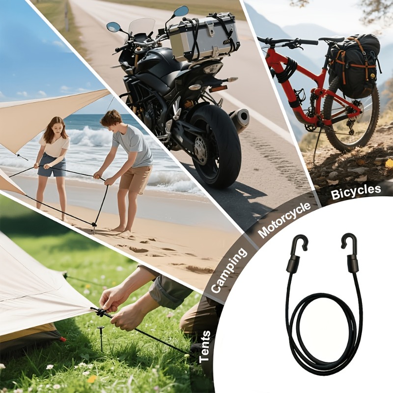 2/5 PCS Heavy-Duty Elastic Rop - Commuting By Bike ulasan dan harga
