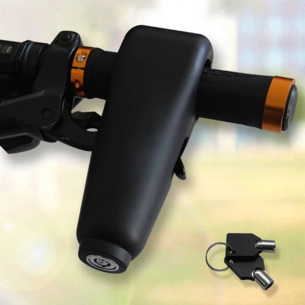 110dB Motorcycle Handlebar Ala - Commuter Bike Lock ulasan dan harga