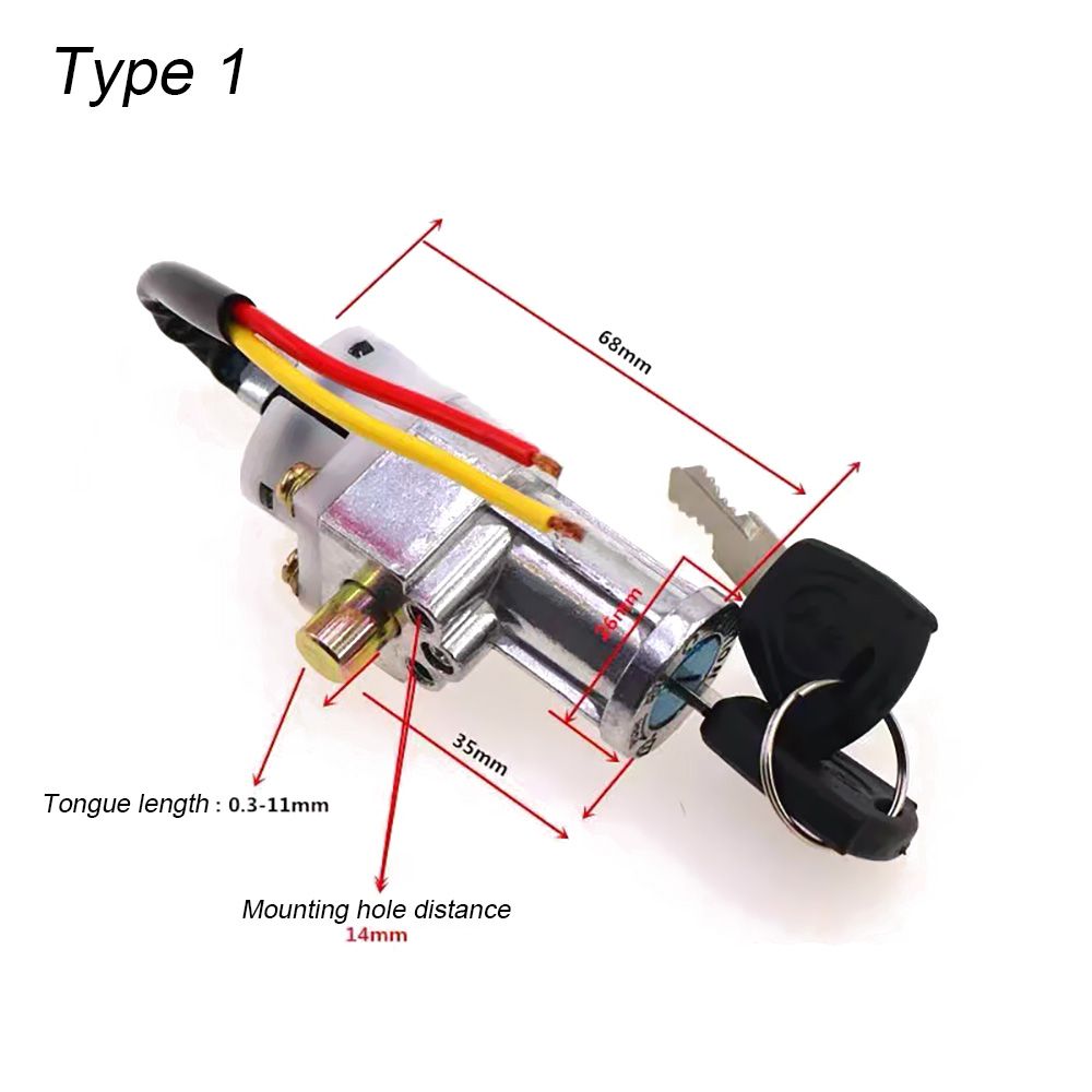 E-Bike Battery Lock With 2 Key - Commuter Bike Lock ulasan dan harga