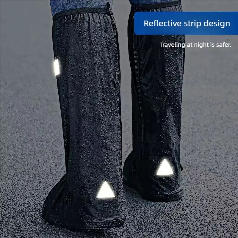 Reflective High‑Ankle Rain Boo - Cycling Commute Shoes ulasan dan harga