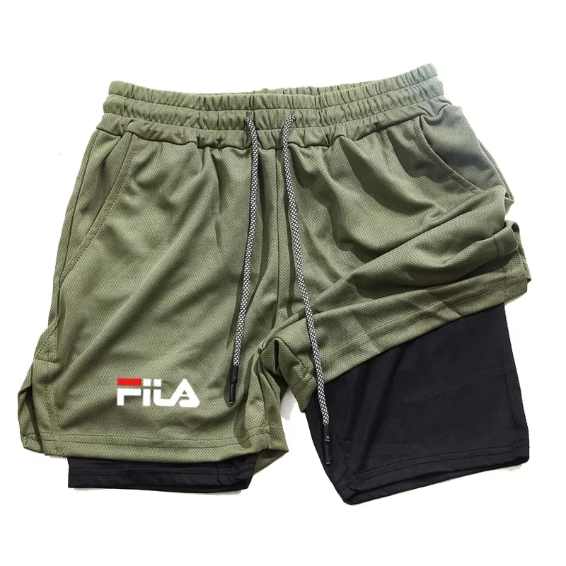 Men's double-layer casual jogg - Cycling Commuter Trousers ulasan dan harga