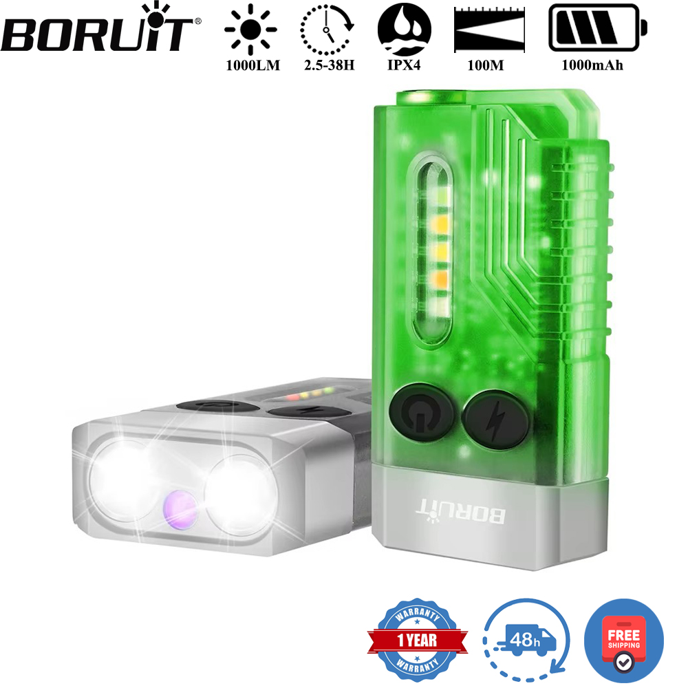 BORUiT V10 Keychain UV LED EDC - Cycling To Work ulasan dan harga