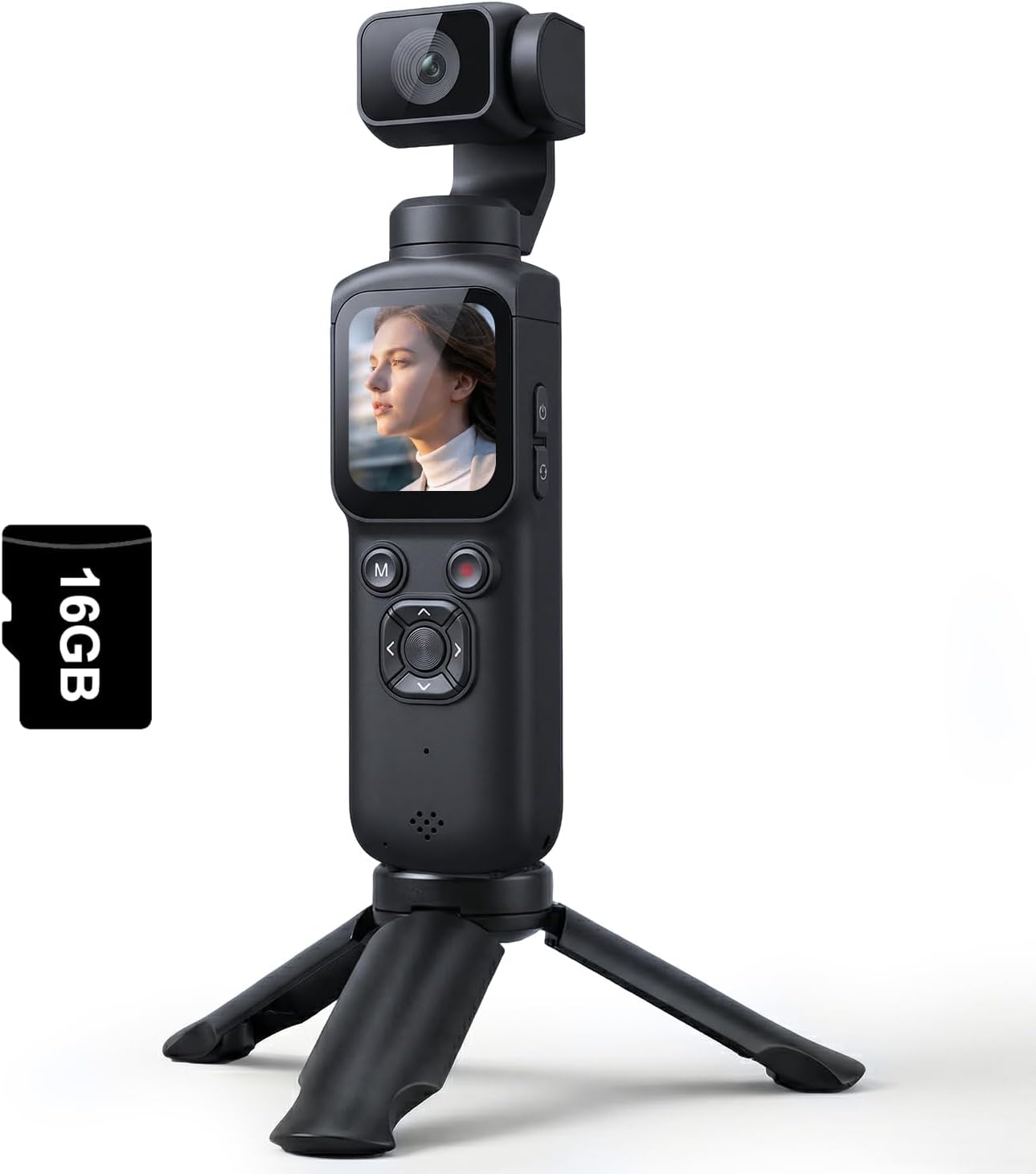 Pocket 3‑Axis Gimbal Vlog Came - Commuting By Bike ulasan dan harga