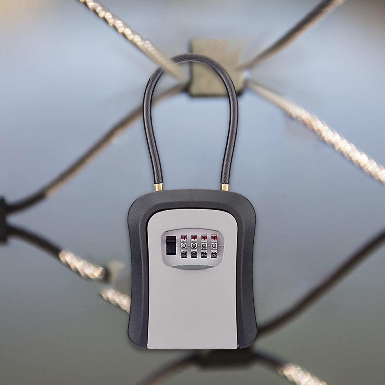 Key Lock Box Key Security Box  - Chain Lock Combination ulasan dan harga