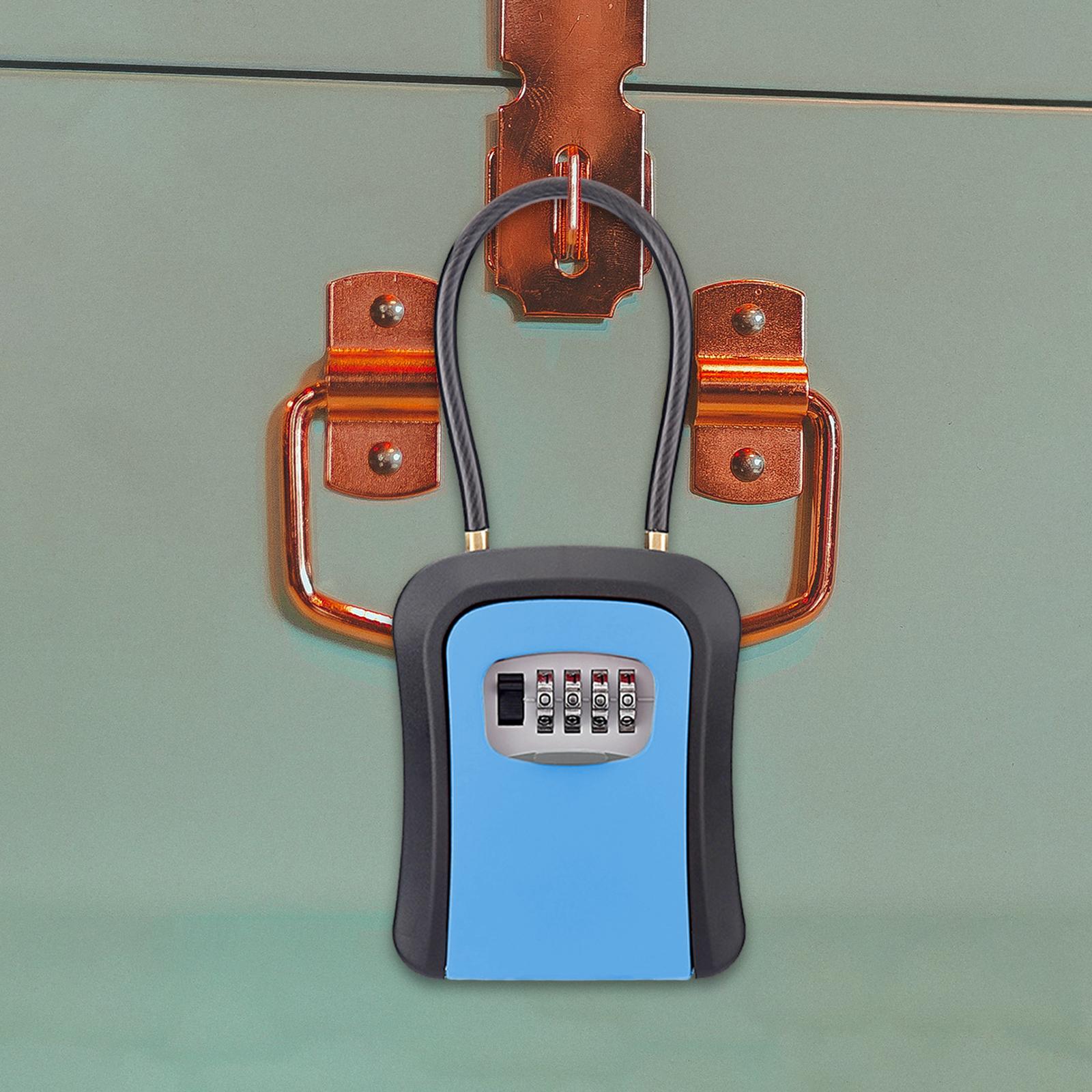 Key Lock Box Key Security Box  - Chain Lock Combination ulasan dan harga